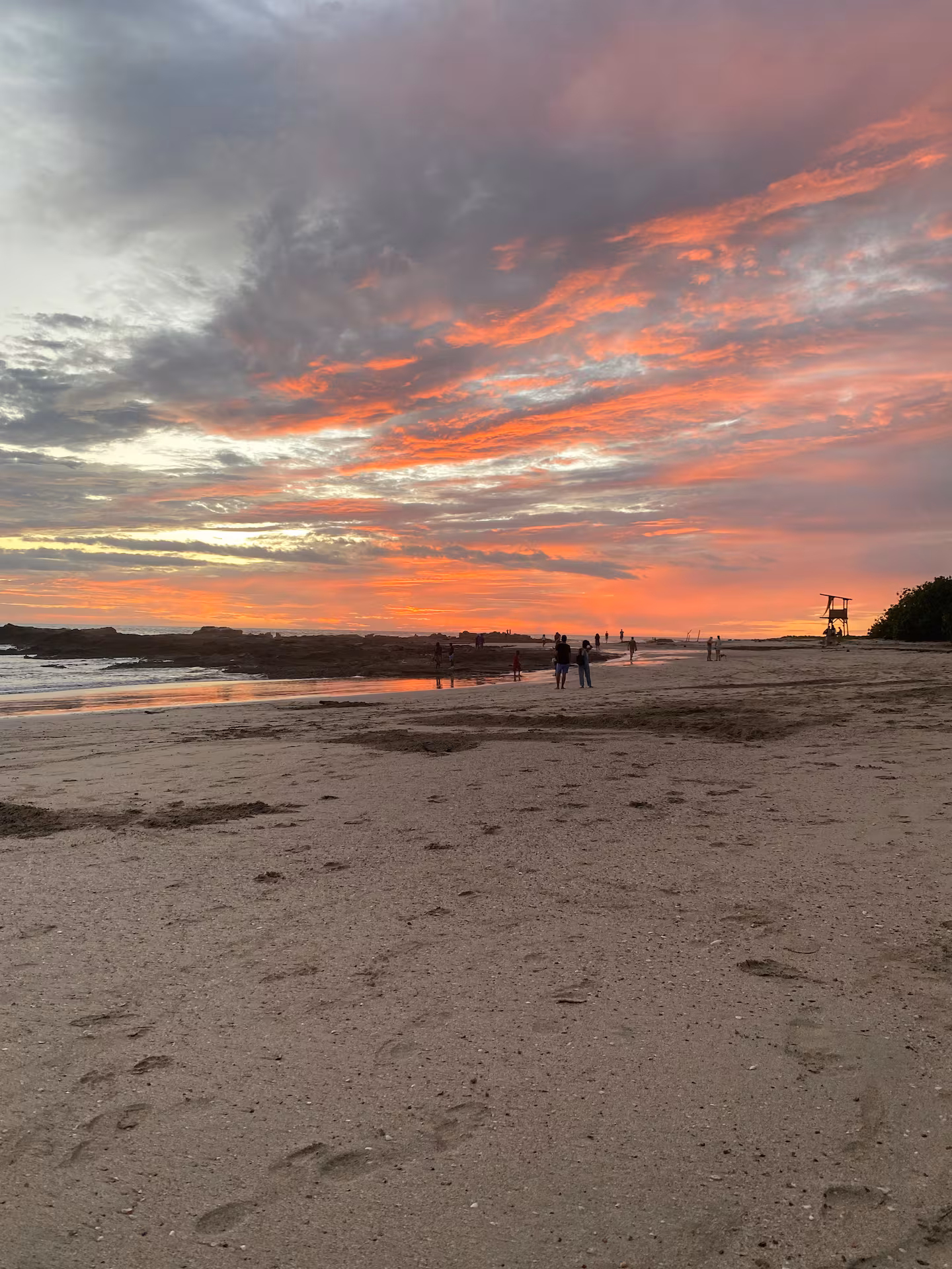 Crystal clear beach waters
