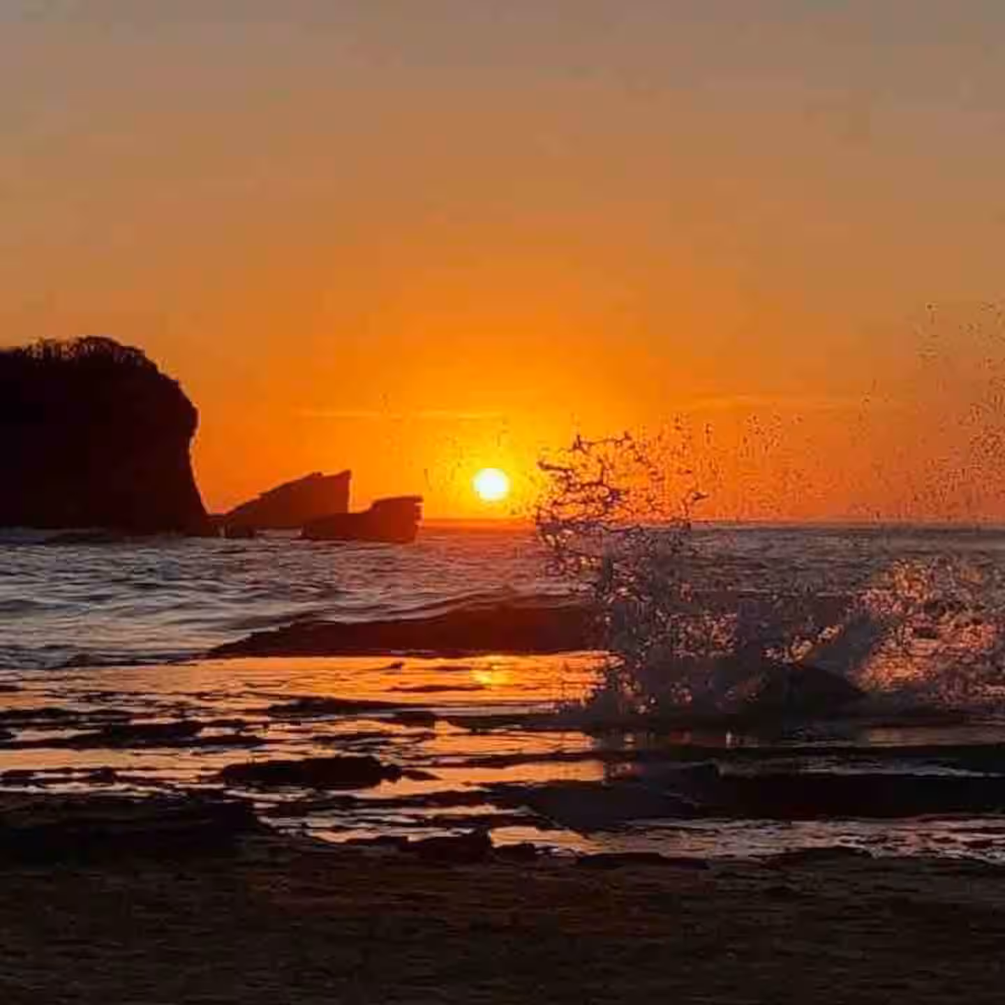 Sunset at Playa Pelada